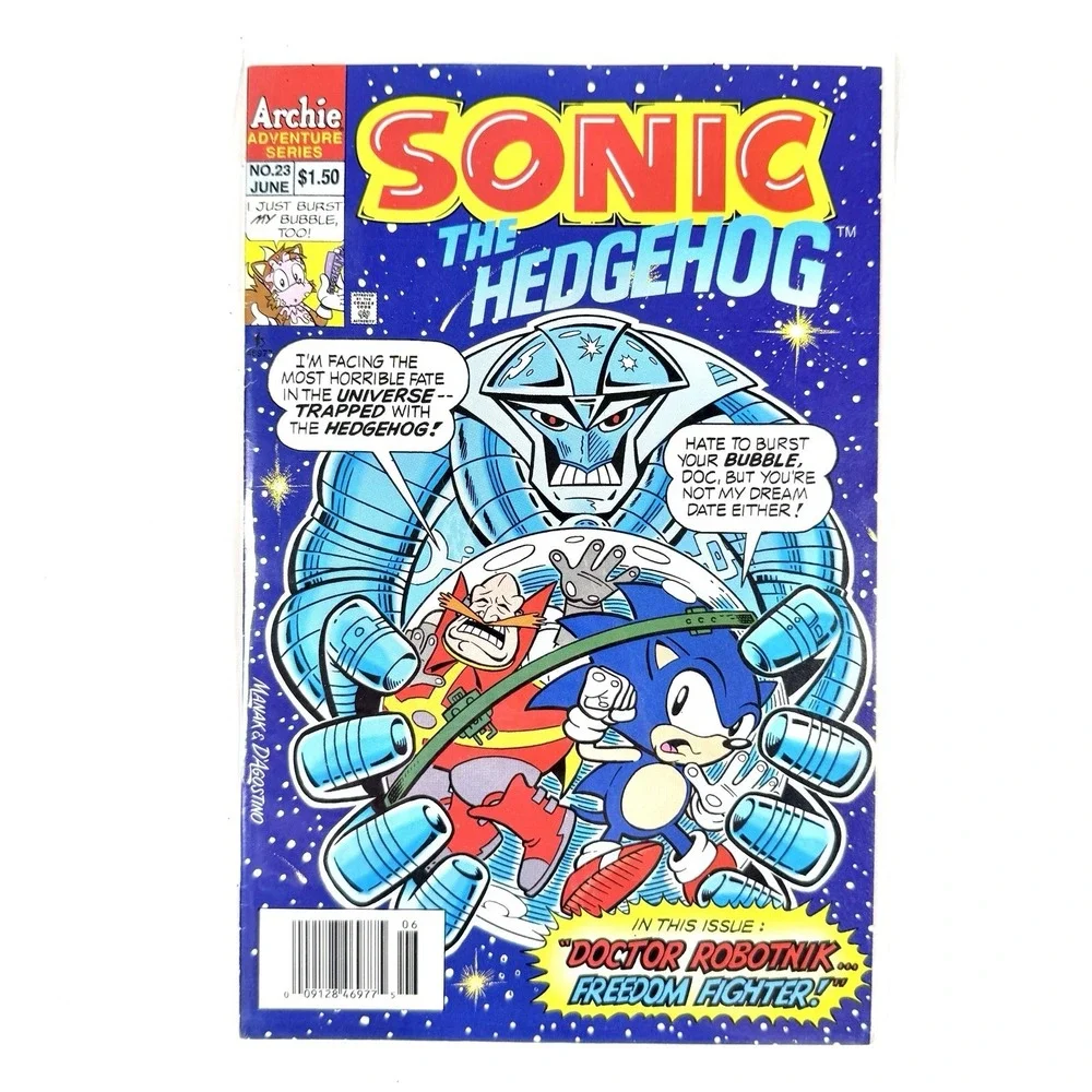 Sonic The Hedgehog Archie Comics Lot #23 #26 #28 #29 1990s Sega